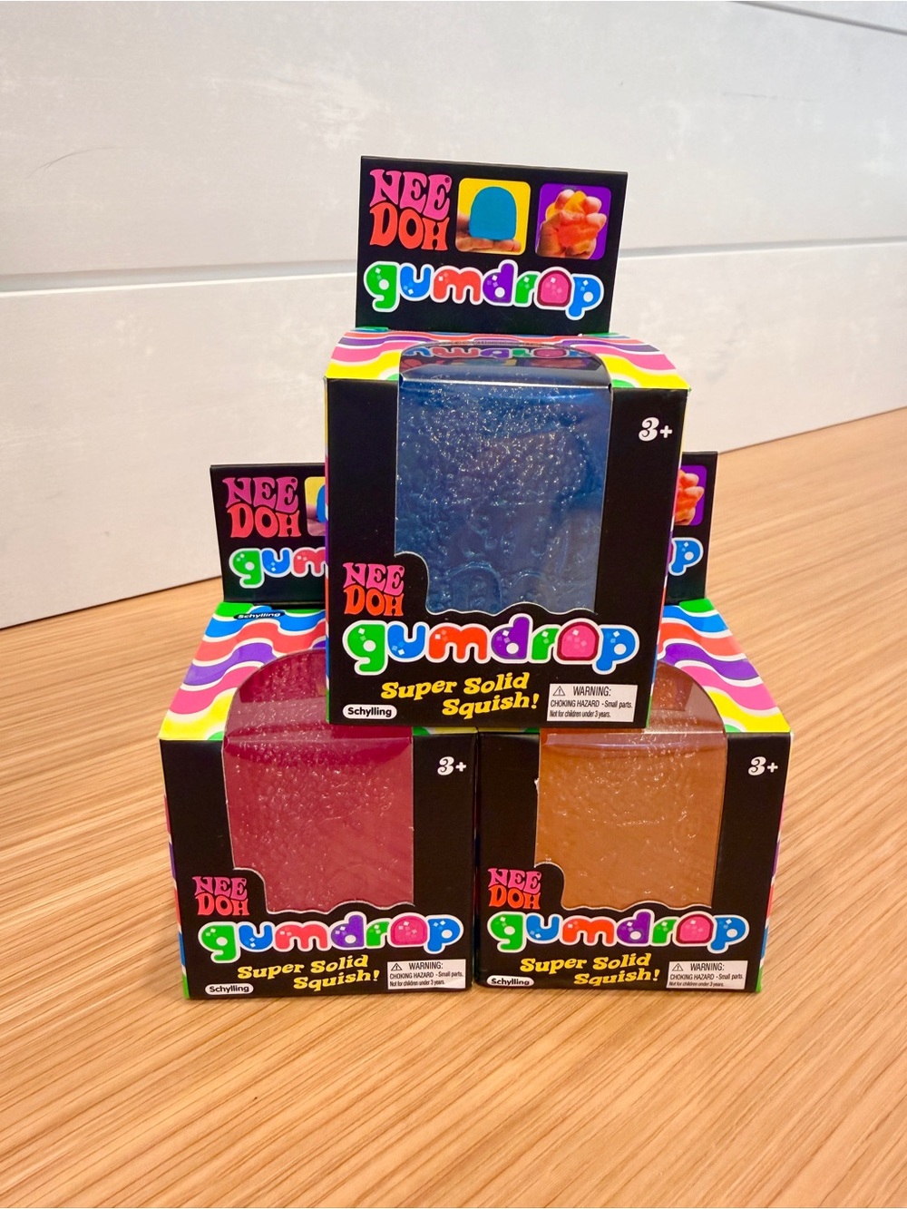 Needoh Gumdrop Squishy set of 3